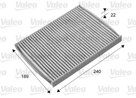 VALEO Filtru, aer habitaclu 715661 la FORD FIESTA VI Van 2009 2010 2011 2012 2013 2014 2015 2016 2017