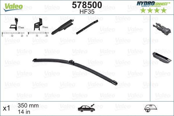 VALEO lamela stergator 578500 model RENA