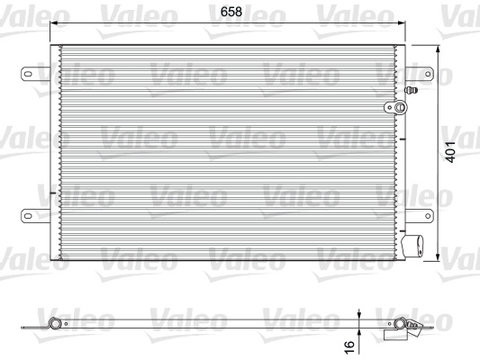 Valeo radiator ac/ audi a6 c6