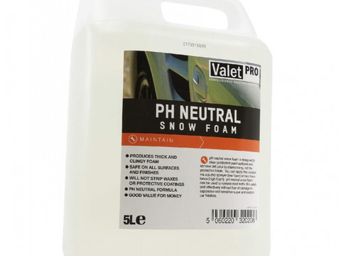 Valet Pro Snow Foam - Spuma Spalare Auto PH Neutru 5L EC14-5L