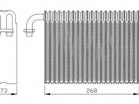 Vaporizator evaporator clima ALFA ROMEO SPIDER 916 916S NRF 36068