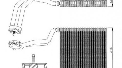 Vaporizator evaporator clima AUDI A4 Cab