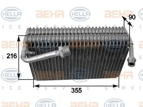 Vaporizator evaporator clima AUDI A6 4A C4 HELLA 8FV 351 210-551