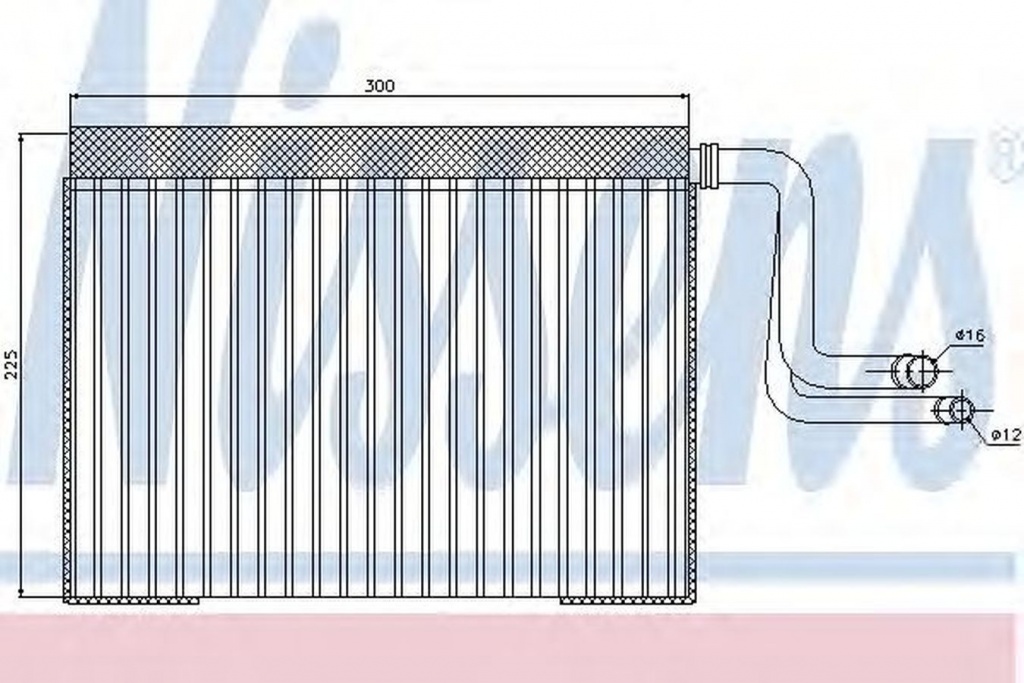 Vaporizator evaporator clima BMW 1 E87 NISSENS 92268