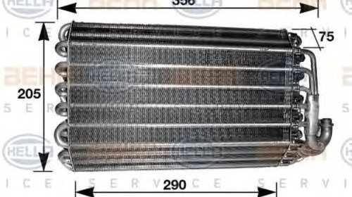 Vaporizator evaporator clima BMW 5 E39 H