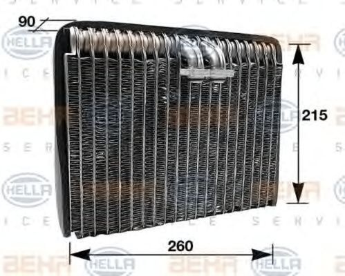 Vaporizator evaporator clima FIAT BRAVA 182 HELLA 8FV351210591