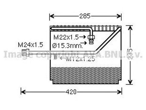 Vaporizator evaporator clima HONDA ACCORD VI cupe CG AVA HDV265