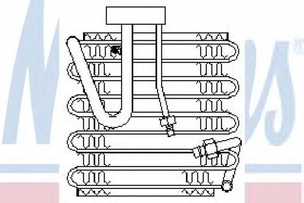 Vaporizator evaporator clima HONDA CIVIC V cupe EJ NISSENS 92022