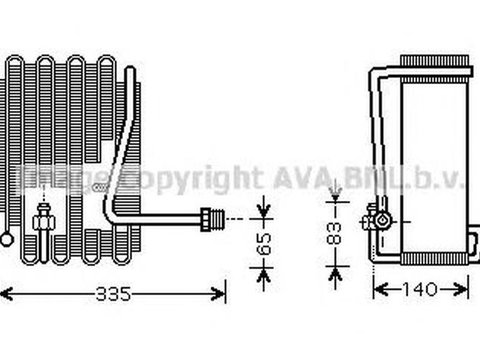 Vaporizator evaporator clima HYUNDAI GALLOPER II JK-01 AVA HYV094