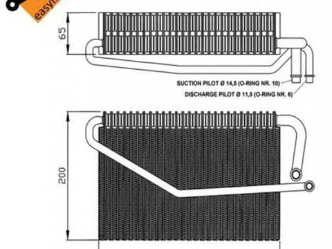 Vaporizator evaporator clima MERCEDES-BENZ C-CLASS T-Model S203 NRF 36122