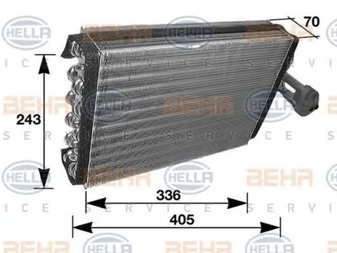 Vaporizator evaporator clima MERCEDES-BENZ CLK Cabriolet A208 HELLA 8FV 351 210-281