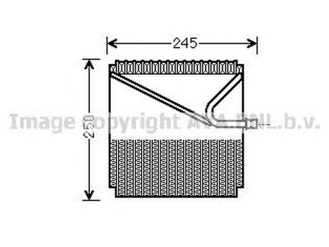 Vaporizator evaporator clima MERCEDES-BENZ M-CLASS W163 AVA MSV454