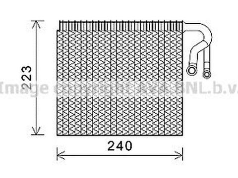 Vaporizator evaporator clima MINI MINI R50 R53 AVA BWV403