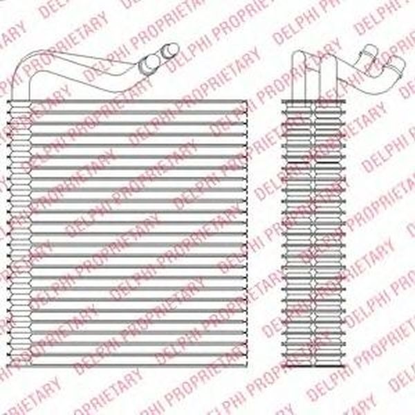 Vaporizator evaporator clima MINI MINI R50 R53 DELPHI TSP0525202