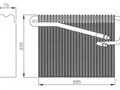 Vaporizator evaporator clima OPEL ASTRA H combi L35 NRF 36081