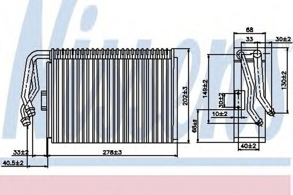 Vaporizator evaporator clima SAAB 900 II Cabriolet