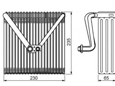 Vaporizator evaporator clima SEAT IBIZA V 6J5 6P1 NRF 36141