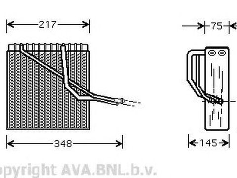 Vaporizator evaporator clima SEAT LEON 1M1 AVA VWV055