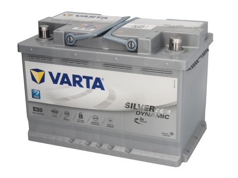 Varta baterie 12v 70ah 760a agm pt auto cu start stop