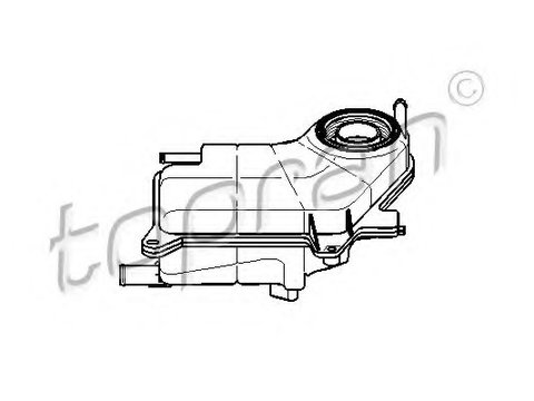 Vas de expansiune racire 109 851 TOPRAN pentru Audi A4 Seat Exeo