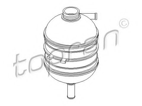 Vas de expansiune racire 721 997 TOPRAN pentru Peugeot 206