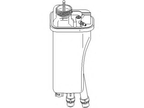 Vas de expansiune, racire BMW 7 limuzina (E38), BMW 5 limuzina (E39), BMW 5 Touring (E39) - TOPRAN 501 540