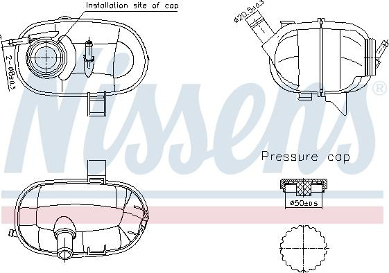Vas de expansiune. racire Coolant expansion tank O