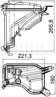 Vas de expansiune racire CRT207000S MAHLE pentru Bmw Seria 3 Bmw Seria 1 Bmw X1 Bmw Z4