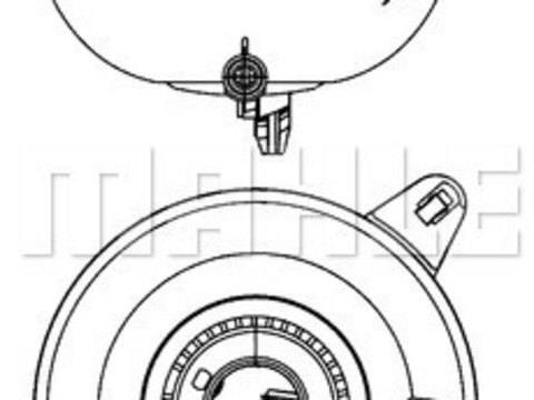 Vas de expansiune racire CRT21000S MAHLE pentru Seat Leon Vw Golf Skoda Octavia Audi A3
