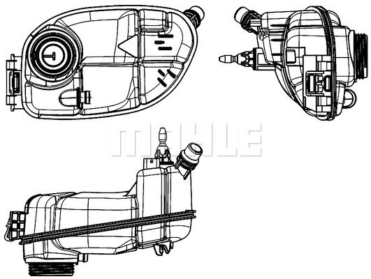 Vas de expansiune racire CRT65000S MAHLE pentru Me