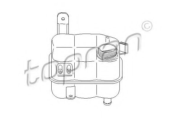 Vas de expansiune, racire FORD TRANSIT bus (FD_ _, FB_ _, FS_ _, FZ_ _, FC_ _) (2000 - 2006) TOPRAN 302 783