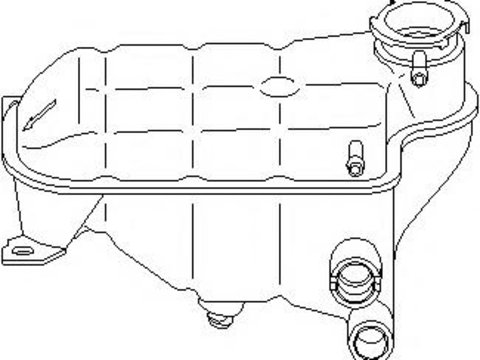 Vas de expansiune, racire MERCEDES-BENZ COUPE (C124), MERCEDES-BENZ limuzina (W124), MERCEDES-BENZ KOMBI Break (S124) - TOPRAN 400 889