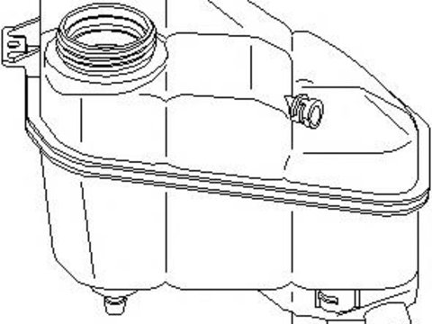 Vas de expansiune, racire MERCEDES-BENZ E-CLASS limuzina (W211), MERCEDES-BENZ E-CLASS T-Model (S211) - TOPRAN 401 008