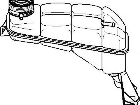 Vas de expansiune, racire MERCEDES-BENZ E-CLASS limuzina (W210), MERCEDES-BENZ E-CLASS Break (S210) - TOPRAN 400 892