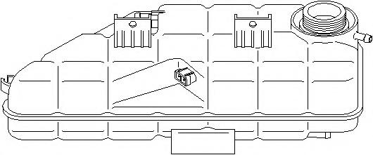 Vas de expansiune, racire MERCEDES-BENZ M-CLASS (W163) - TOPRAN 401 529