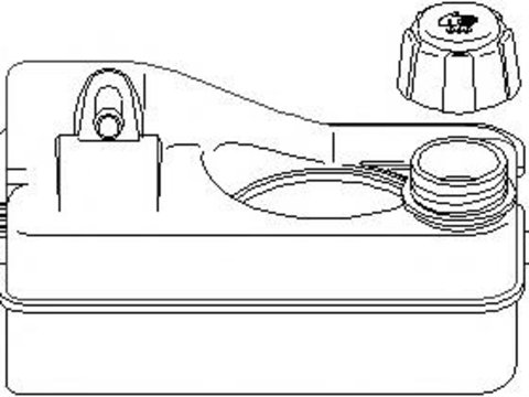 Vas de expansiune, racire RENAULT TWINGO I (C06_), RENAULT TWINGO I Van (S06_) - TOPRAN 700 428