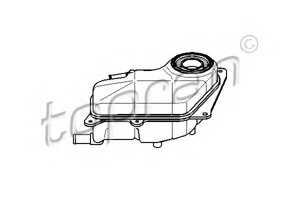 Vas expansiune antigel SKODA SUPERB (3U4) (2001 - 2008) TOPRAN 107 519