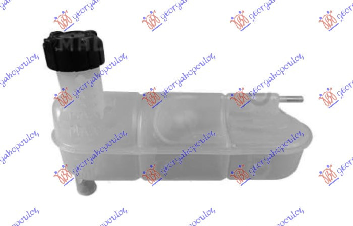 VAS EXPANSIUNE (CU CAPAC), LANCIA, LANCIA Y 96-03, RENAULT, RENAULT 18, Partea frontala, Vas expansiune, 016608500