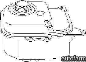 Vas expansiune lichid racire AUDI 100 Avant 44 44Q