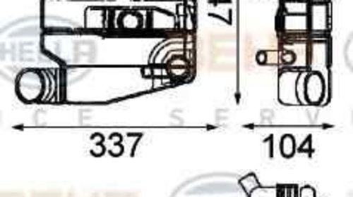 Vas expansiune lichid racire DAF 95 XF H