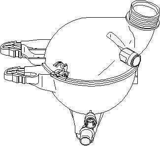 Vas expansiune lichid racire PEUGEOT 207 CC (WD_) Citroen 98 007 772 80