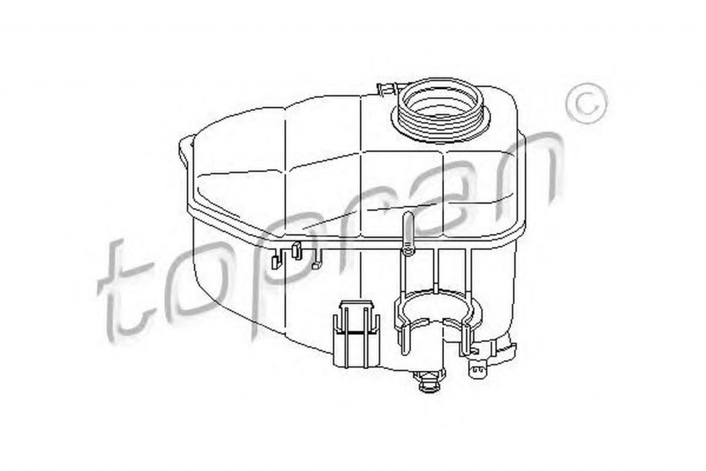 Vas expansiune MERCEDES-BENZ C-CLASS cupe CL203 TOPRAN 401508