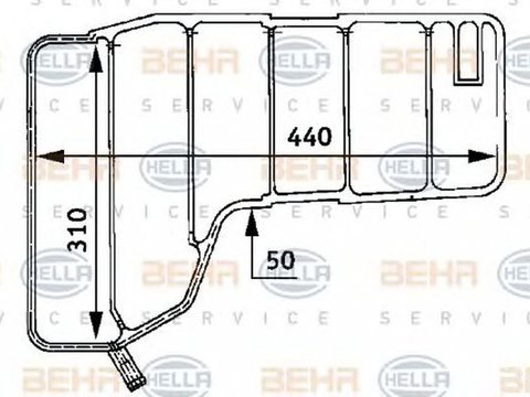 Vas expansiune MERCEDES-BENZ SK HELLA 8MA376705201