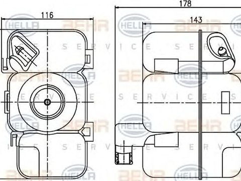 Vas expansiune VOLVO XC70 CROSS COUNTRY HELLA 8MA 376 789-741