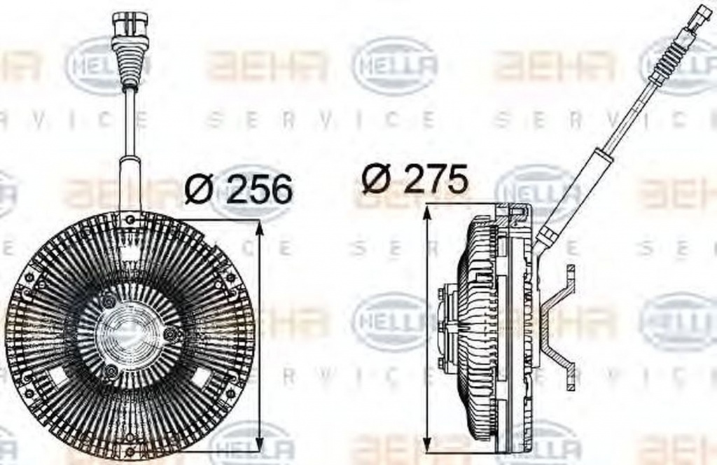 Vascocuplaj DAF XF 105 HELLA 8MV376734211