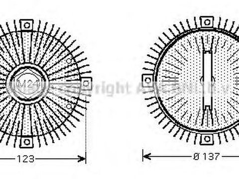 Vascocuplaj FORD TRANSIT platou sasiu E AVA FDC445