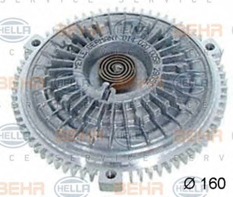 Vascocuplaj MERCEDES-BENZ SL R129 HELLA 8MV376757691