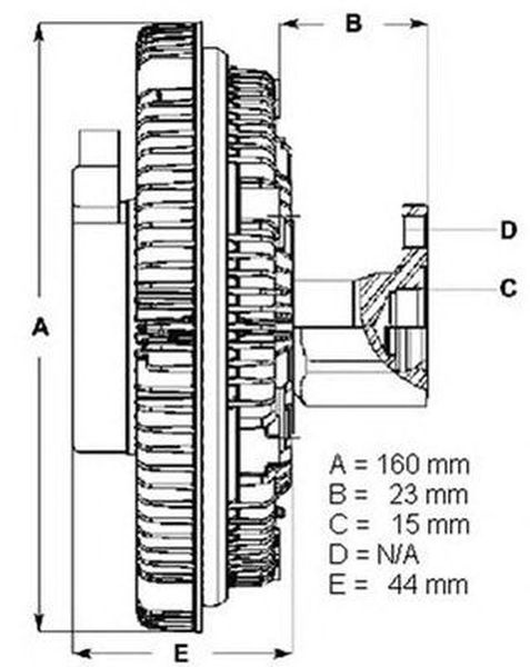 Vascocuplaj MERCEDES-BENZ SPRINTER 2-t platou sasiu 901 902 BERU LK051