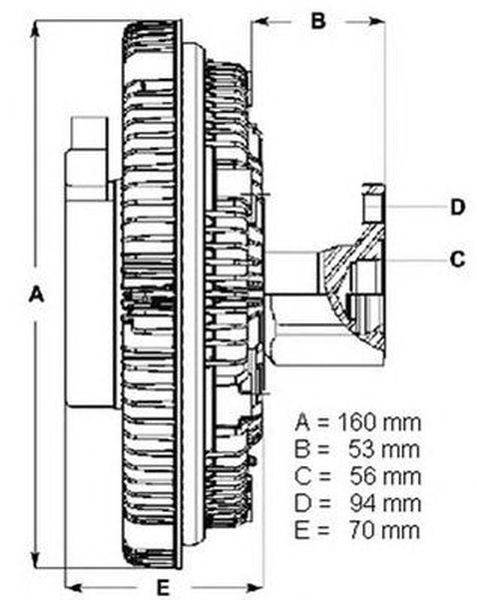 Vascocuplaj MERCEDES-BENZ VARIO autobasculanta BERU LK049