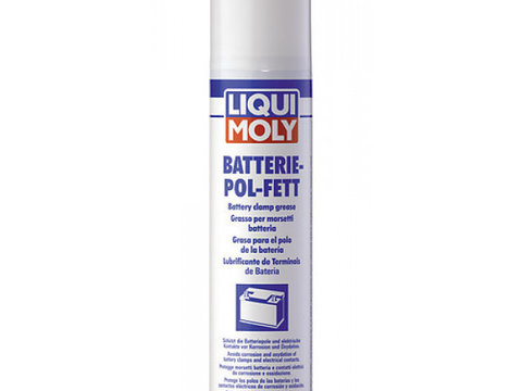 Vaselina spray Liqui Moly pentru polii de baterie, 300 ml